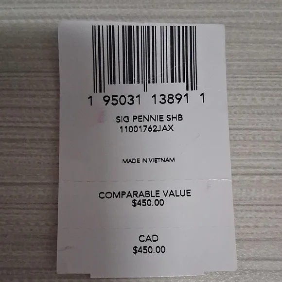 Coach Tan and Pink Monogram Tote - Picture 9 of 9